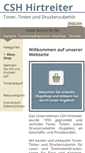 Mobile Screenshot of csh-hirtreiter.de