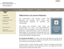 Tablet Screenshot of csh-hirtreiter.de